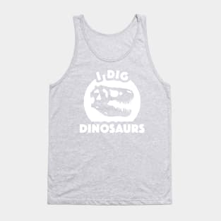 I Dig Dinosaurs Too Tank Top